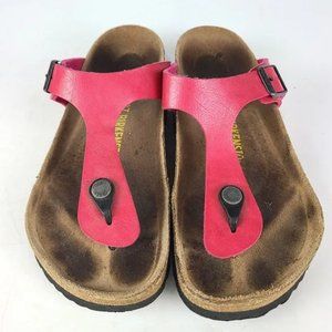 Birkenstock Gizeh Women's Hot Pink Thong Sandals Shoe Size: 38 / 7